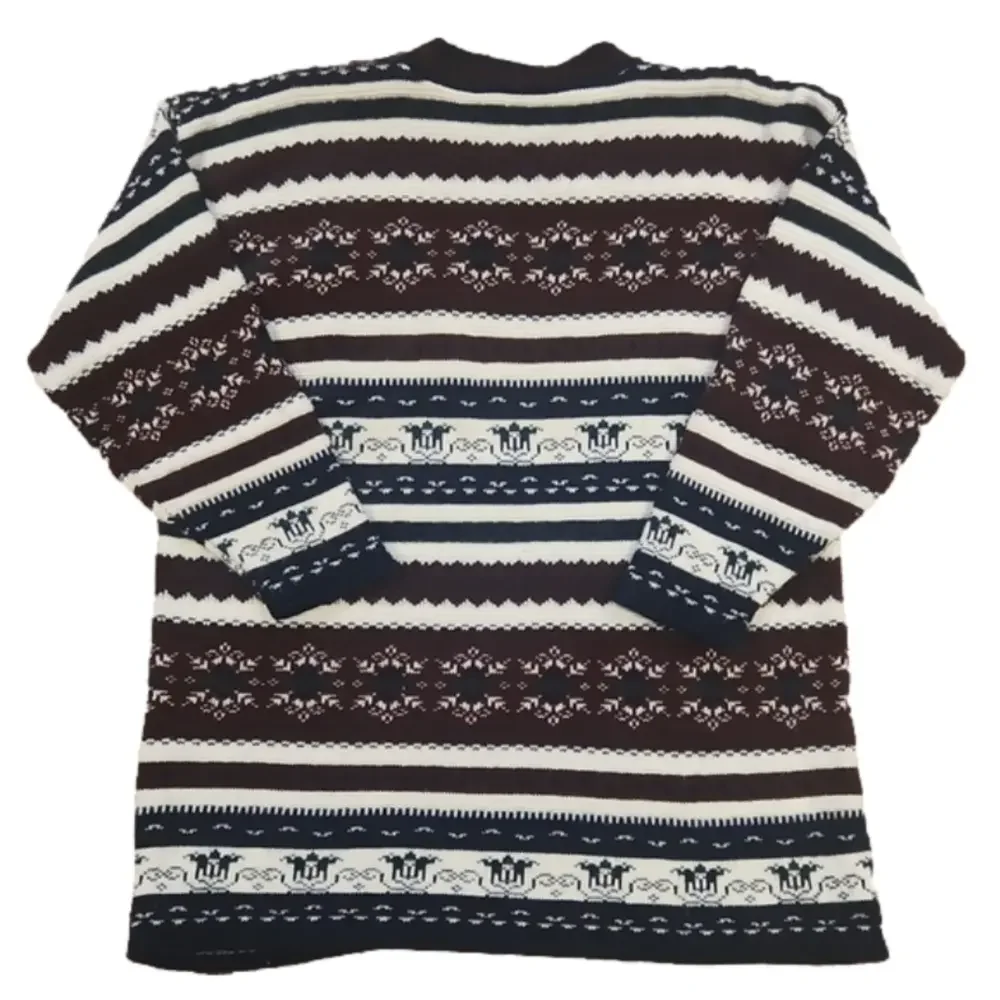 Punky Festive Red & Blue Winter Sweater
